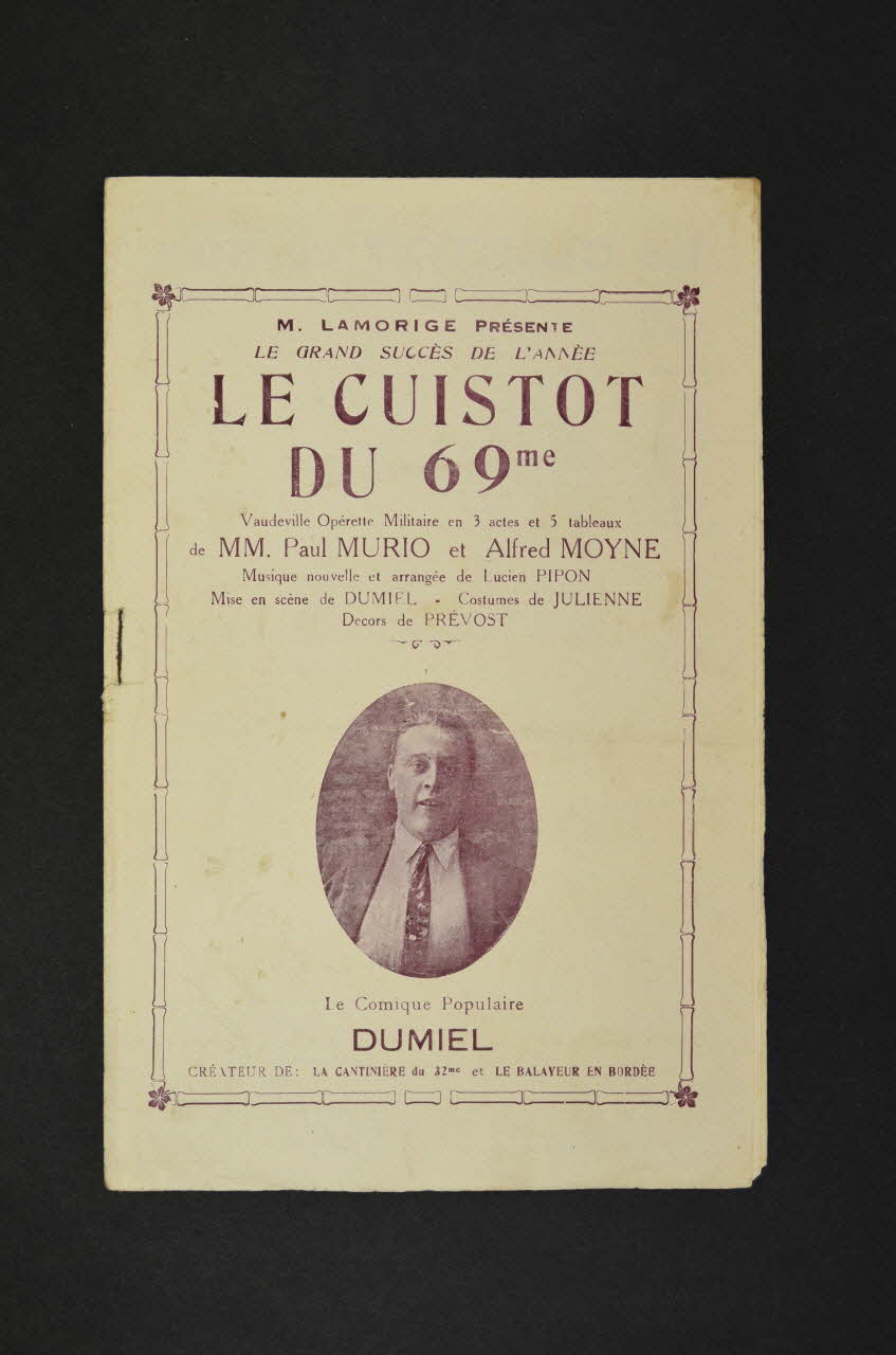 partition de musique petit format 1967.179.141 Photo Mucem