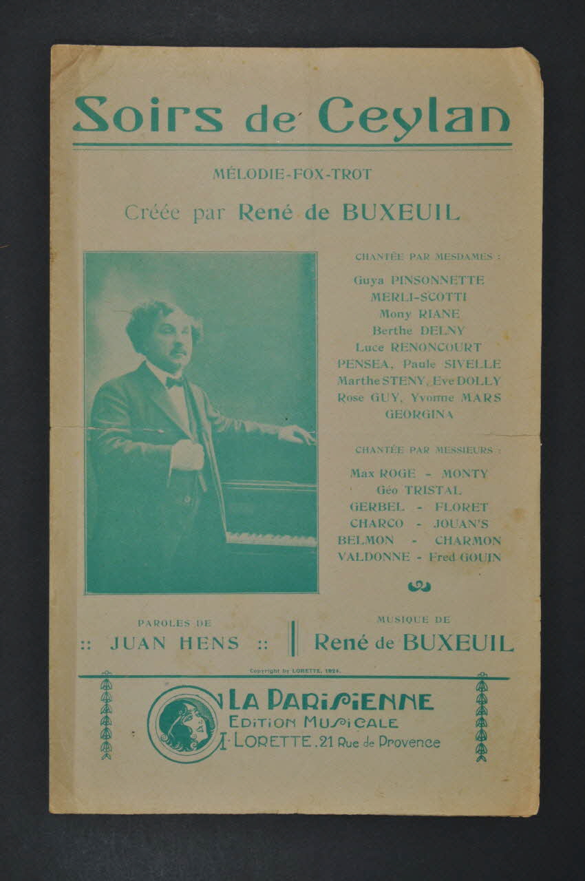 chanson petit format 1967.179.145 Photo Mucem