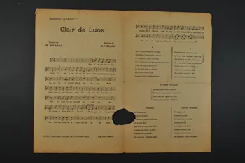 partition de musique petit format 1967.179.149 Photo Mucem