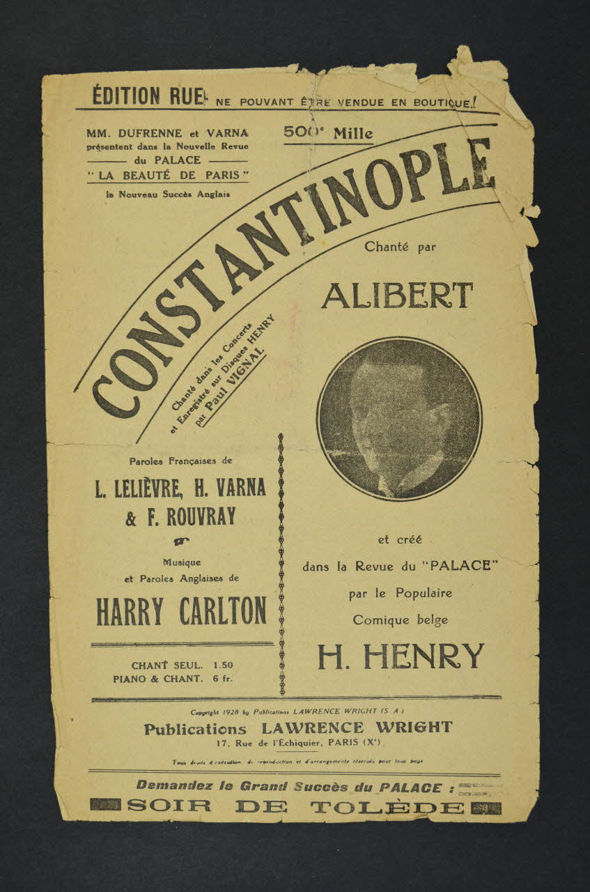 partition de musique petit format 1967.179.153.1 Photo Mucem