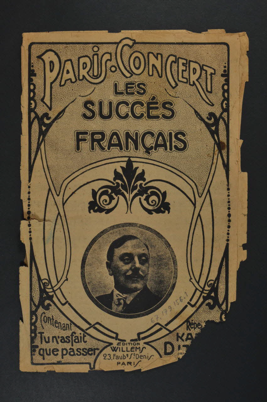 partition de musique petit format 1967.179.156 Photo Mucem