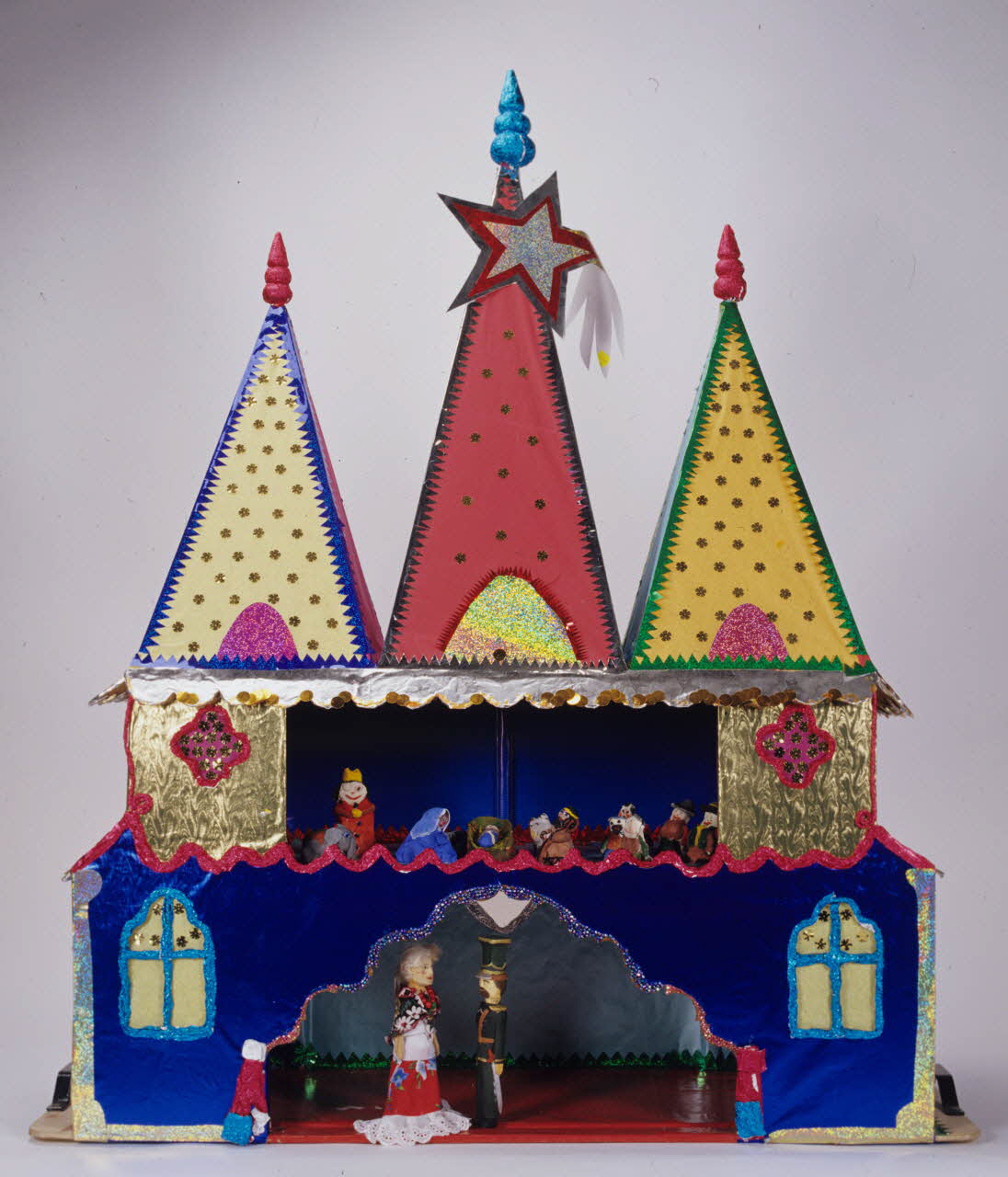crèche de Noël d'espace public non religieux sopka Petite Pologne, Pologne 2004 2005.210.1 Photo