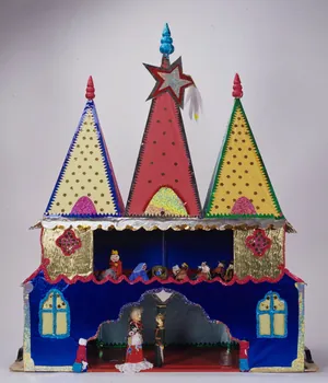 crèche de Noël d'espace public non religieux sopka Petite Pologne, Pologne 2004 2005.210.1  Photo