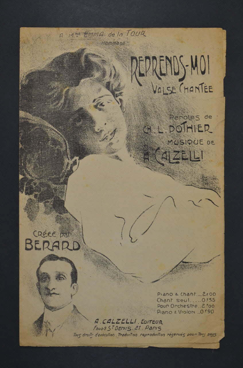 partition de musique petit format 1967.179.20 Photo Mucem