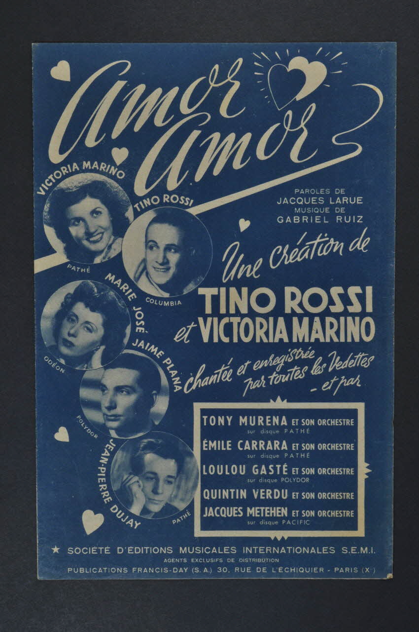 chanson petit format 1967.179.212 Photo Mucem