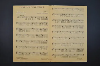 André Hornez ; Melle Weersma ; Tino Rossi ; Carlo Cotti ; Rina Ketty ; Lucienne Delyle ; Jean Sablon ; Le Chanteur Sans Nom ; Francis-Day S.A., Editions; chanson petit format 1938 1967.179.213 Photo Mucem