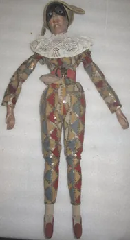 Charles Ferry marionnette à fils Arlequin Île-de-France, France 1840 1945.8.11 Photo