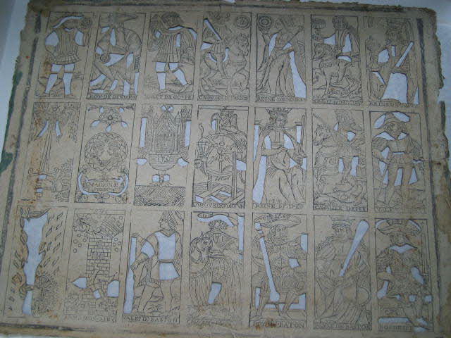 PLANCHE A IMPRIMER LES CARTES A JOUER 1950.21.726 Photo