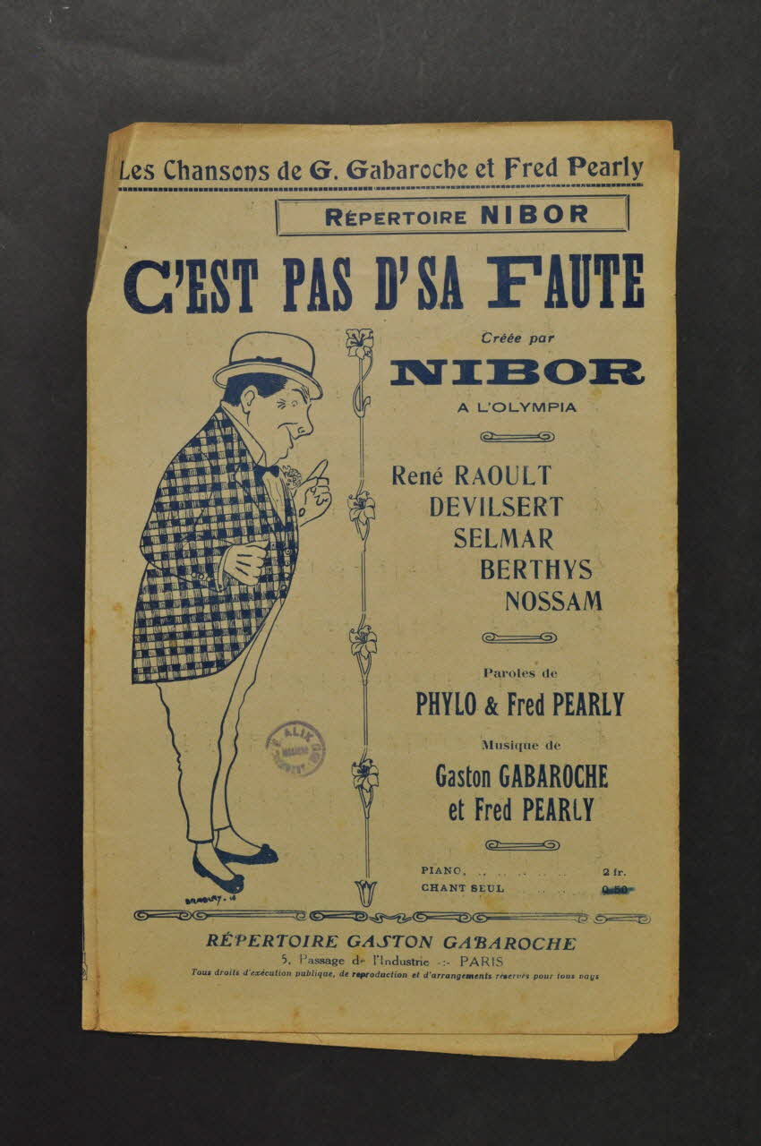 chanson petit format 1966.121.209 Photo Mucem