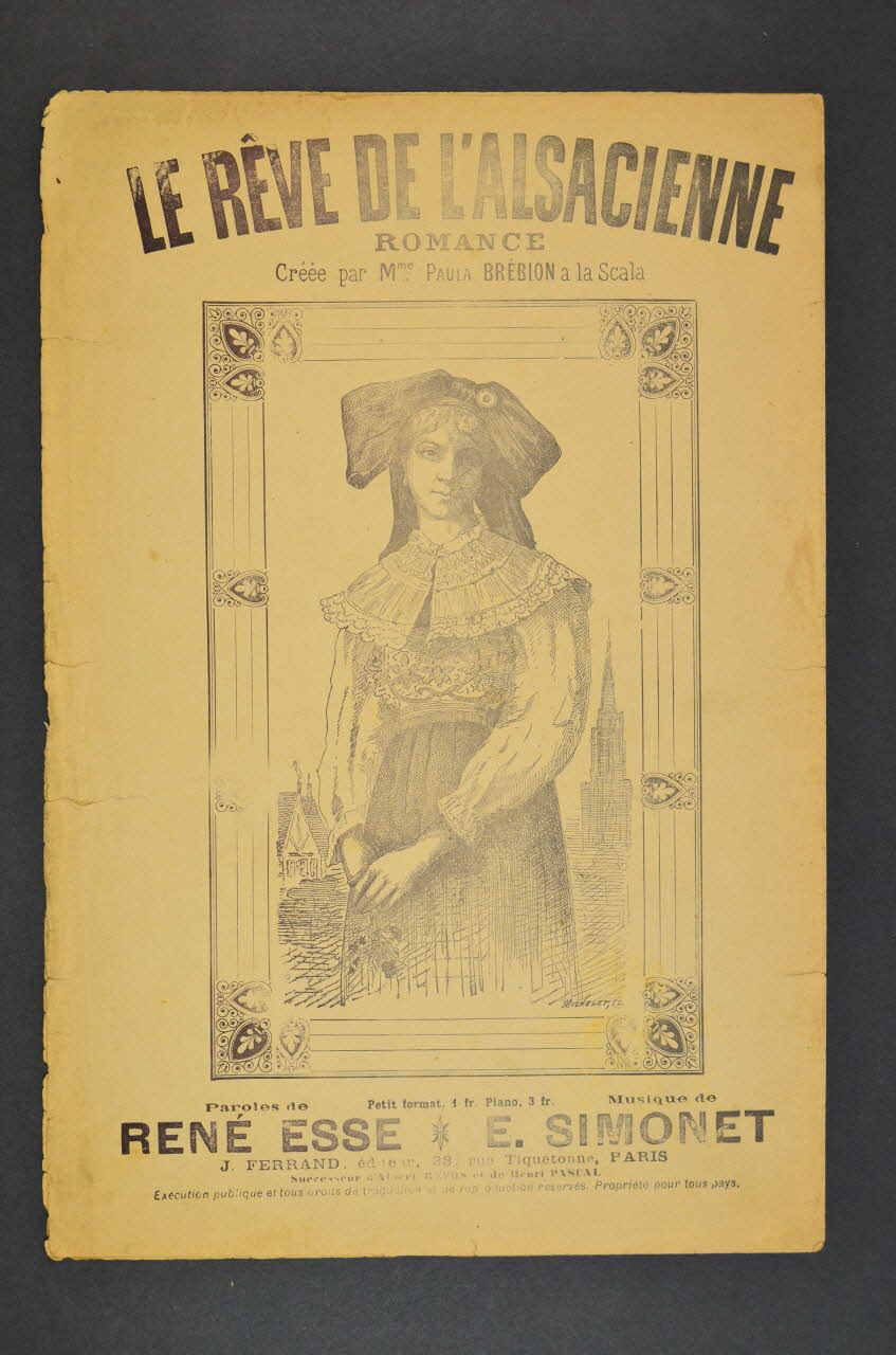 partition de musique petit format 1967.179.38 Photo Mucem