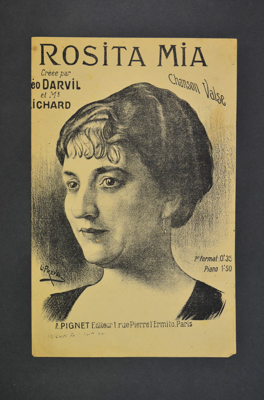 partition de musique petit format 1967.179.41 Photo Mucem