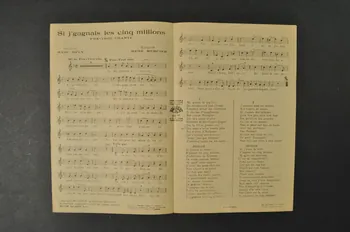 Marc Hély ; René Mercier ; Perchicot ; Salabert chanson petit format 1933 1966.121.254  Photo Mucem