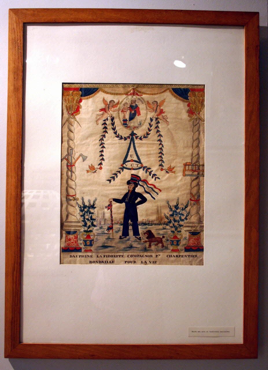 peinture Champ de conduite de Dauphiné la fidélité 1955.31.1 Photo