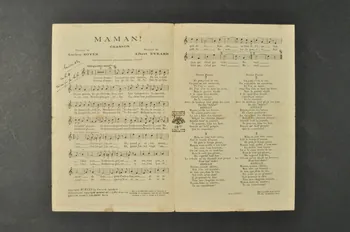Lucien Boyer ; Albert Evrard ; Monty ; Suzanne Valroger ; Bervyl ; Madeleine Rainvyl ; Sonnelly ; Jane Nadia ; Arnal ; Francis F. Salabert chanson petit format 1930 1966.121.5 Photo Mucem