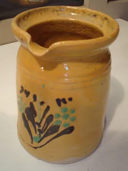 Poterie Mary pot Alsace, France 1950-1960 1975.91.24.1-2 Photo