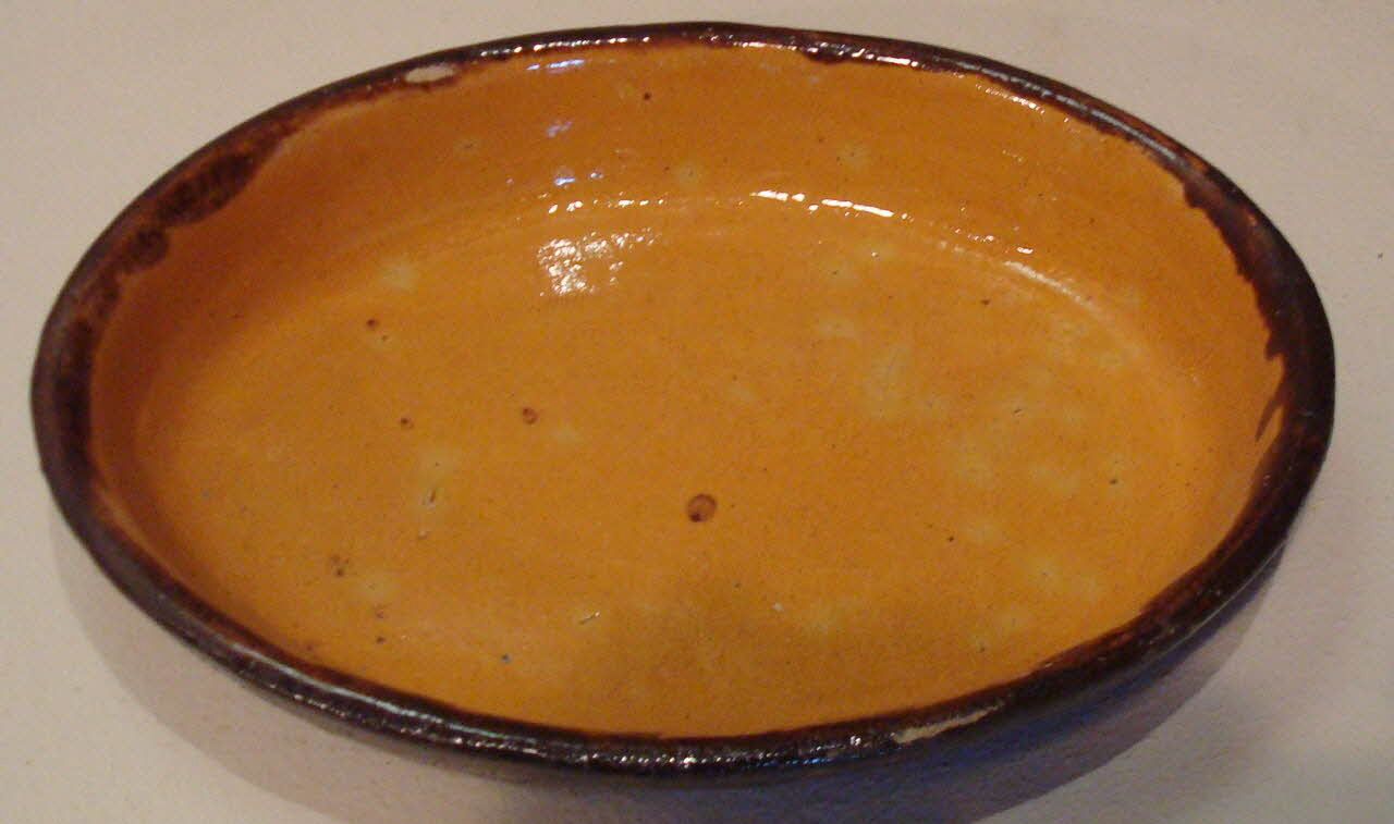 Poterie Mary plat Alsace, France 1950-1960 1975.91.53 Photo