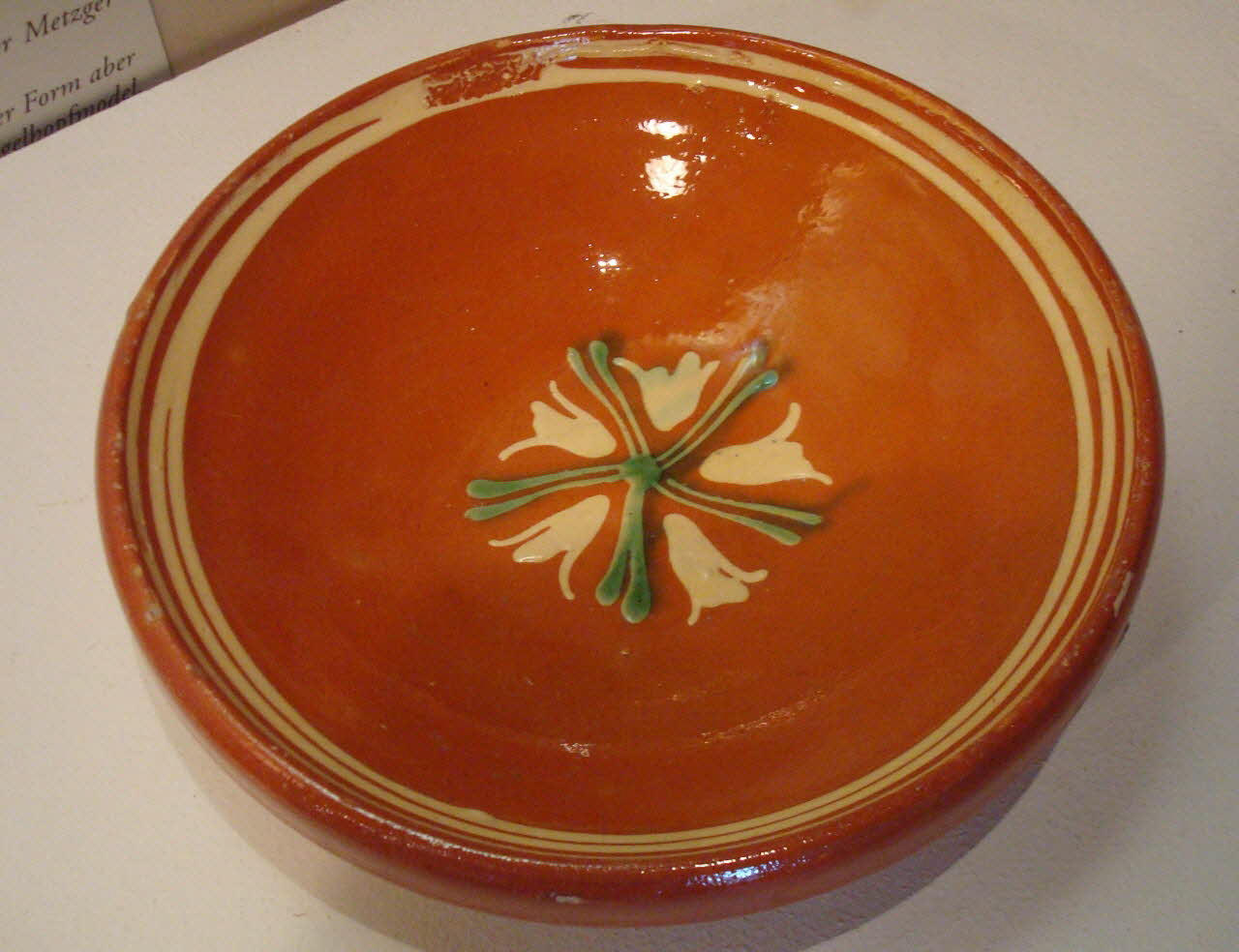 Poterie Mary plat Alsace, France 1950 1976.52.21 Photo