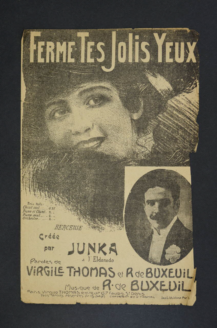 partition de musique petit format 1967.179.59 Photo Mucem