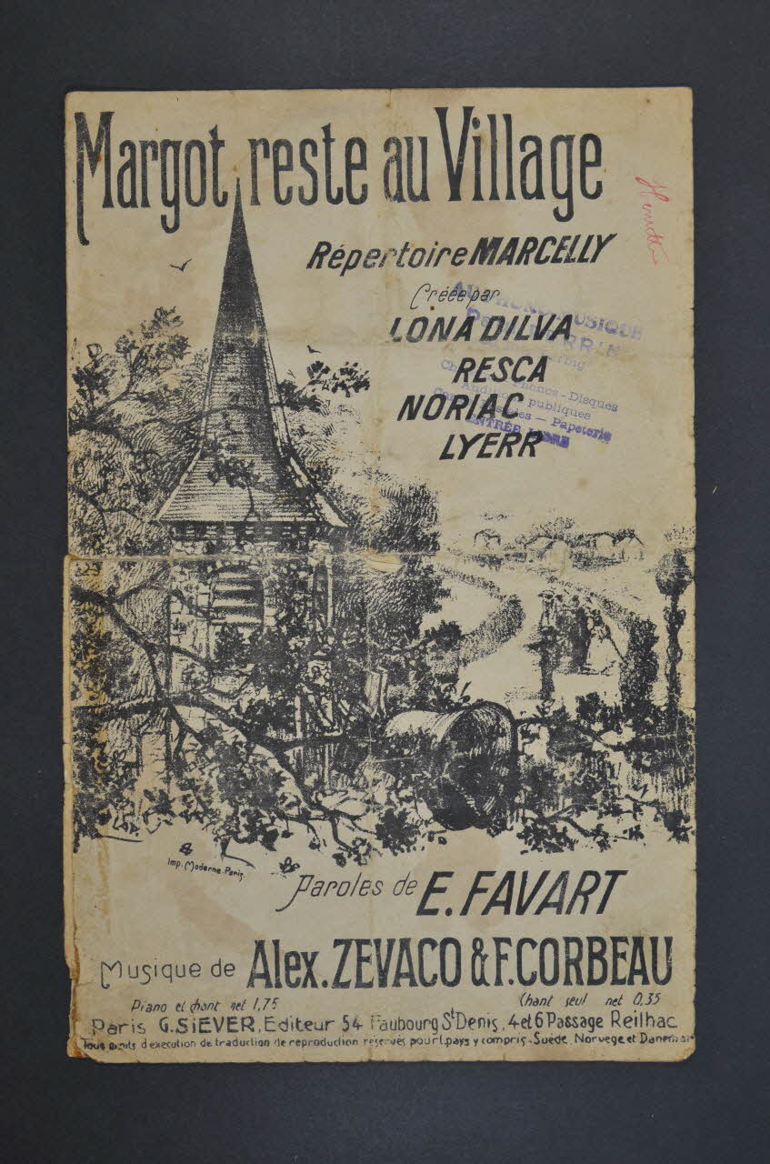 chanson petit format 1967.179.61 Photo Mucem