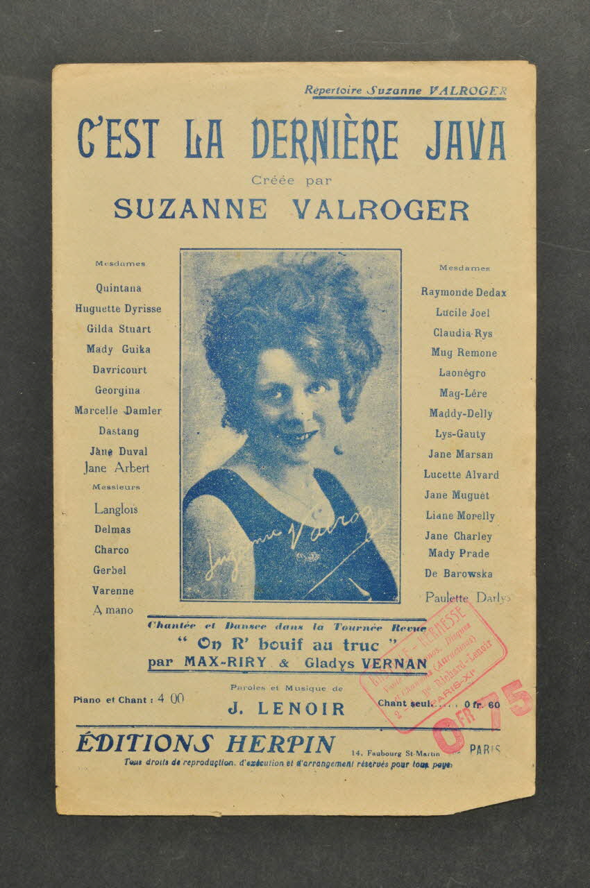 chanson petit format 1966.123.36 Photo Mucem