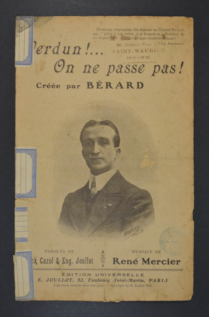 partition de musique petit format 1967.179.69 Photo Mucem
