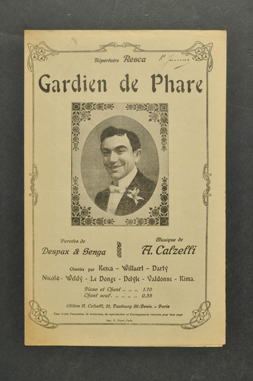 chanson petit format 1966.125.80 Photo Mucem