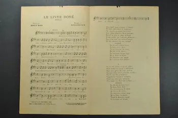 Boud'nor ; J. Vercolier ; G. Périer ; Marguerite Bernard ; H. Delormel chanson petit format Île-de-France, France 1910 1966.125.98 Photo Mucem