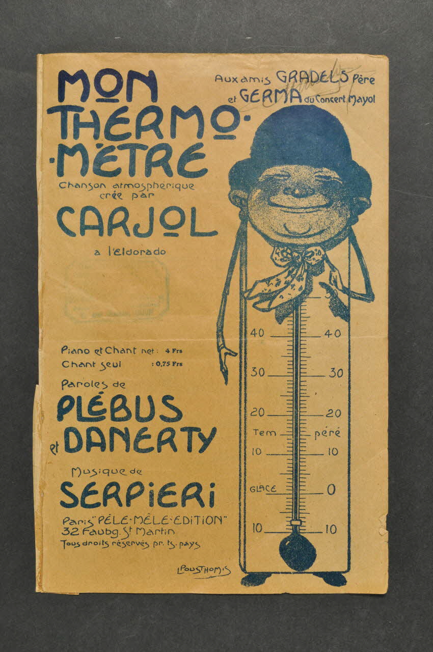 chanson petit format 1966.139.2 Photo Mucem