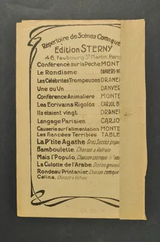 chanson petit format 1966.139.27 Photo Mucem