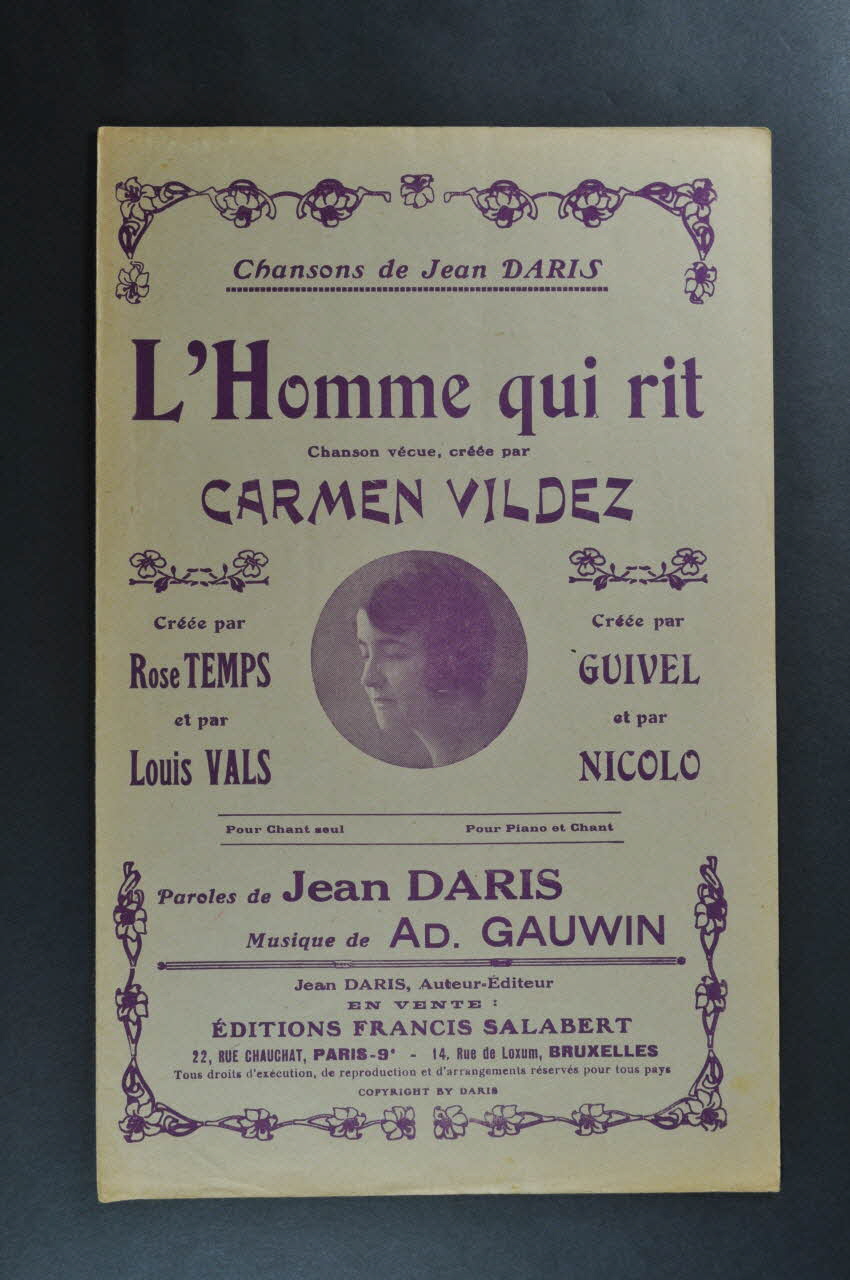 chanson petit format 1966.148.59 Photo Mucem