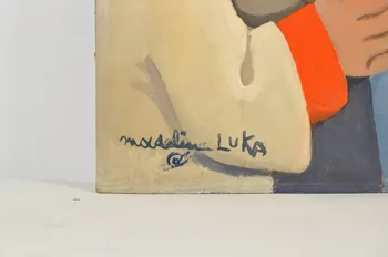 Madeleine Luka tableau Quand Margot dégrafait son corsage France 1963 1967.180.1 E  Photo Mucem