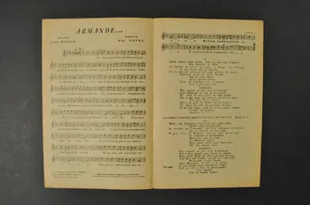 Eugène Gavel ; Jean Rodor ; Perchicot ; L. Maillochon chanson petit format Île-de-France, France 1923 1966.158.121 Photo Mucem