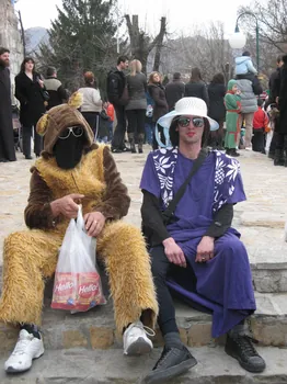 Marie-Pascale Mallé photographie Enquête sur le carnaval de Prilep conduite par Marie-Pascale Mallé (2008) Ancienne République yougoslave de Macédoine 2008/3/9 PHT.2010.4.104 Photo