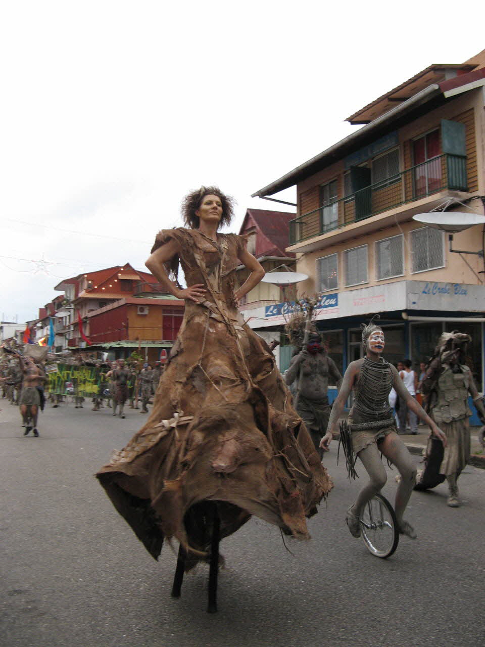Marie-Pascale Mallé photographie Enquête sur le carnaval de Cayenne conduite par Marie-Pascale Mallé (2009) Guyane, France 2009/2/22 PHT.2010.6.305 Photo
