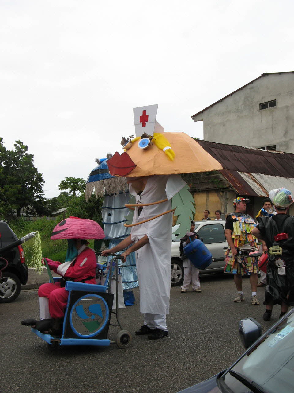 Marie-Pascale Mallé photographie Enquête sur le carnaval de Cayenne conduite par Marie-Pascale Mallé (2009) Guyane, France 2009/2/22 PHT.2010.6.378  Photo