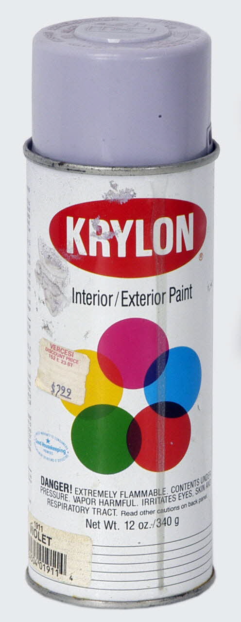 Krylon bombe à pulvériser Violet Etats-Unis 2000-2001 2002.17.6.1-2 Photo