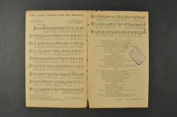 Gaston Gabaroche ; Fred Pearly ; Fortugé ; Francis F. Salabert chanson petit format Île-de-France, France 1922 1966.158.227 Photo Mucem