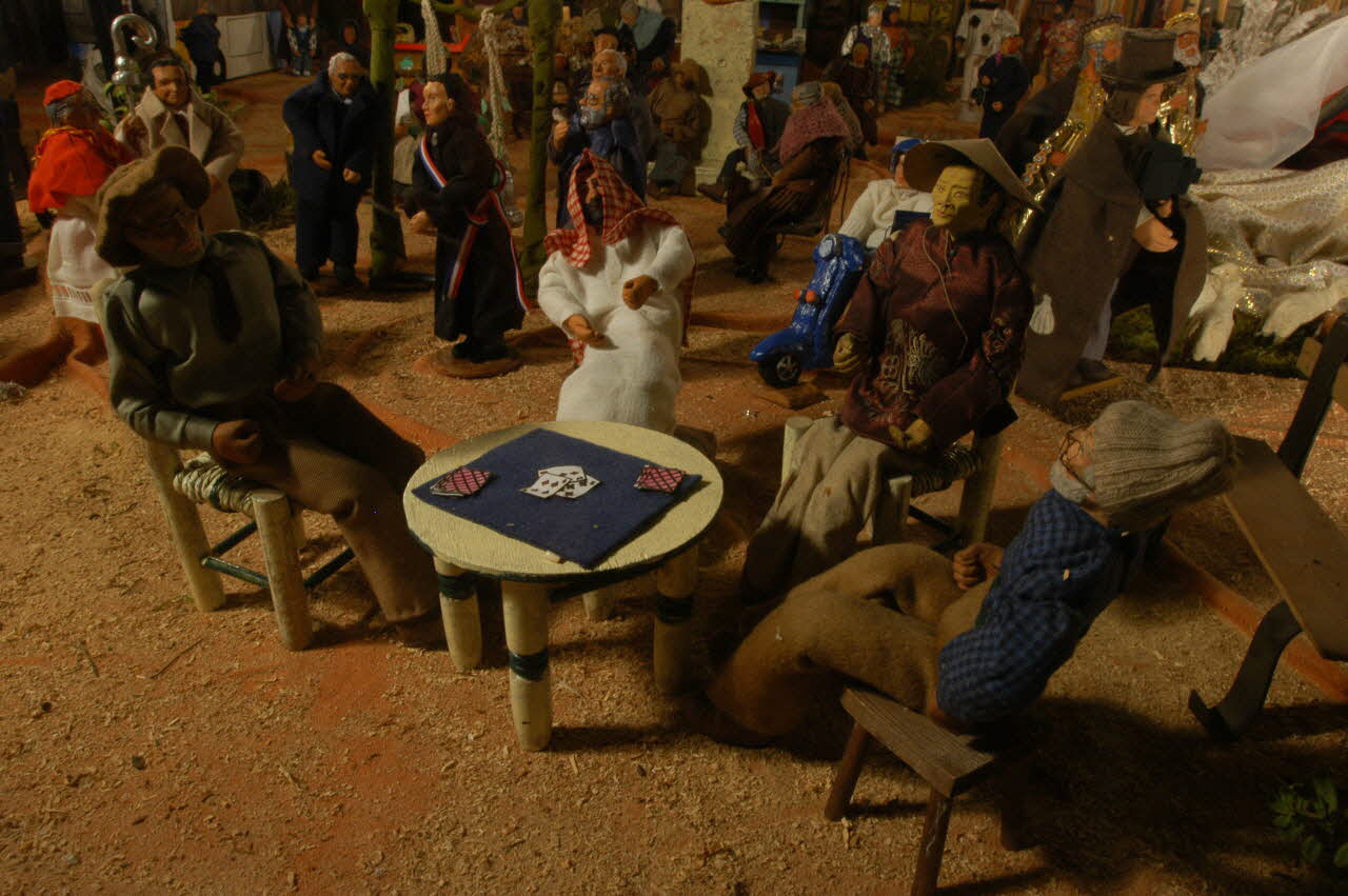 Hervé Jézéquel photographie MuCEM. Enquête sur les crèches conduite par Marie-Pascale Mallé (janvier 2005) Provence-Alpes-Côte d'Azur, France 2005/1/24 PhP.2006.3.15 Photo