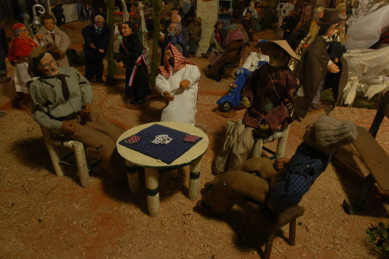 Hervé Jézéquel photographie MuCEM. Enquête sur les crèches conduite par Marie-Pascale Mallé (janvier 2005) Provence-Alpes-Côte d'Azur, France 2005/1/24 PhP.2006.3.16 Photo