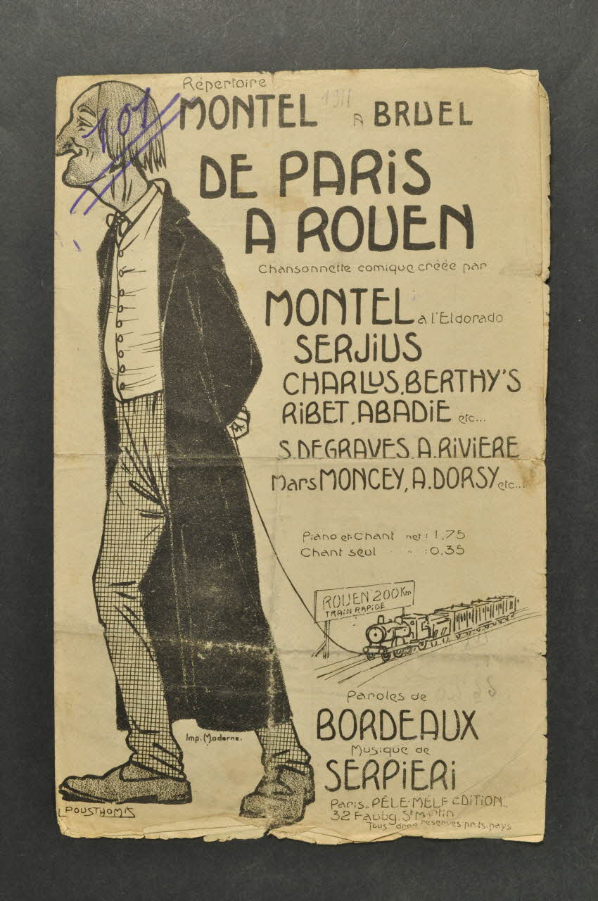 chanson petit format 1966.165.53 Photo Mucem