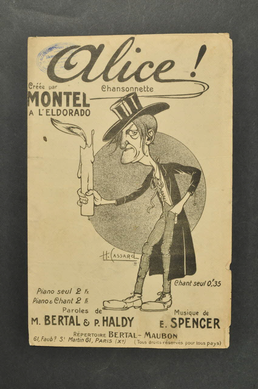 chanson petit format 1965.121.136 Photo Mucem