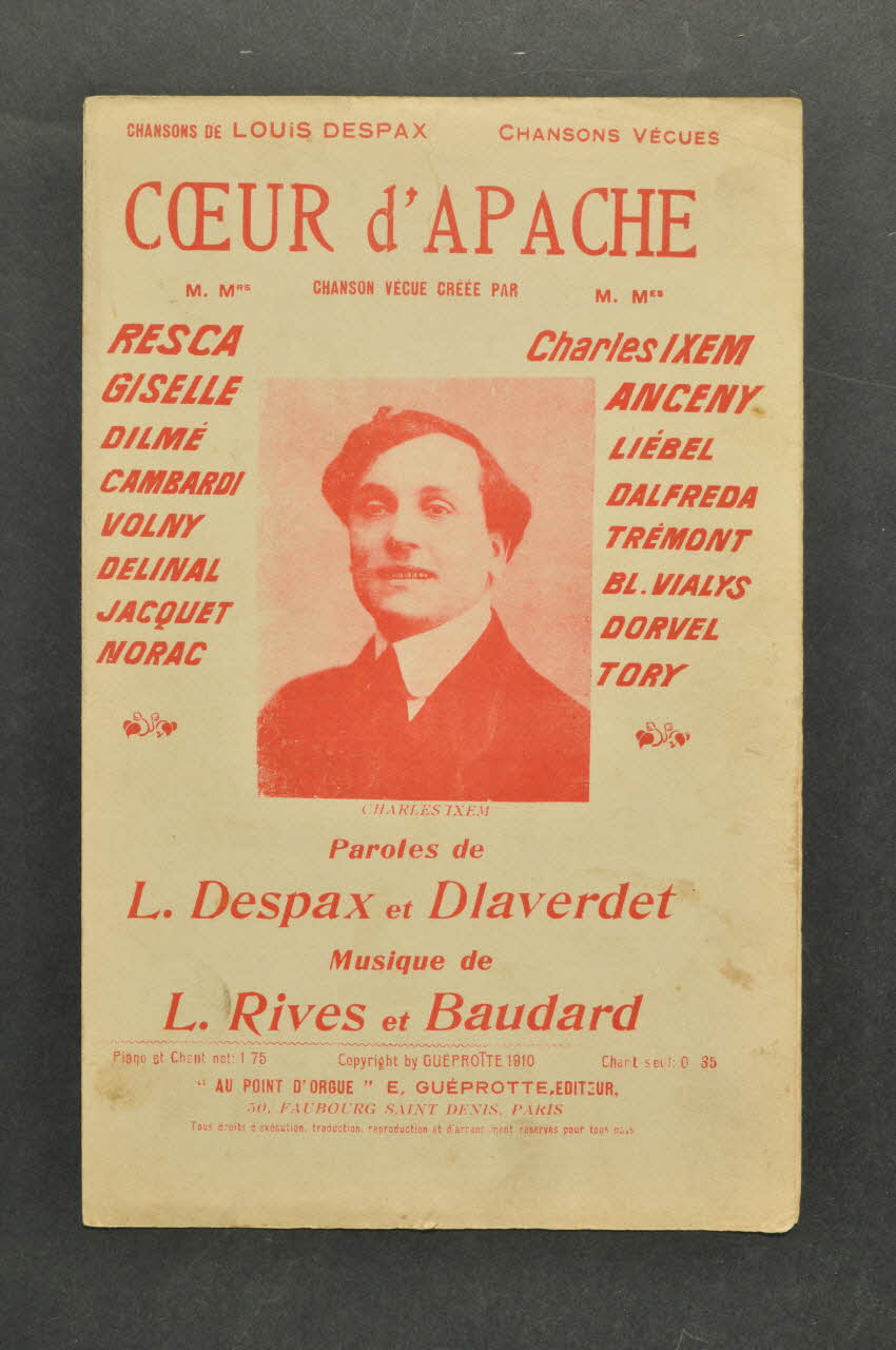 chanson petit format 1965.121.188 Photo Mucem