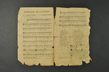 Georges Villard ; E. Bousquet ; Perchicot chanson petit format Île-de-France, France 1919 1966.189.111  Photo Mucem