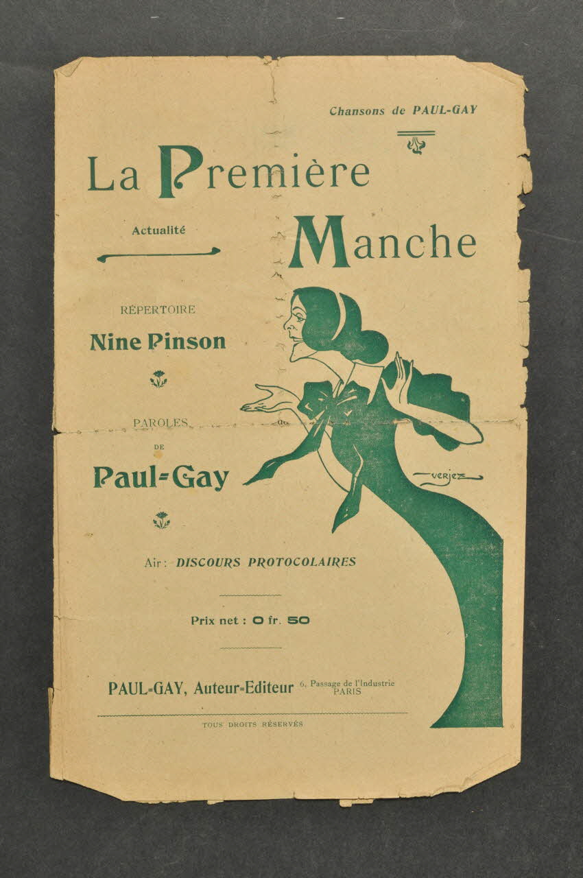 chanson petit format 1965.121.335 Photo Mucem