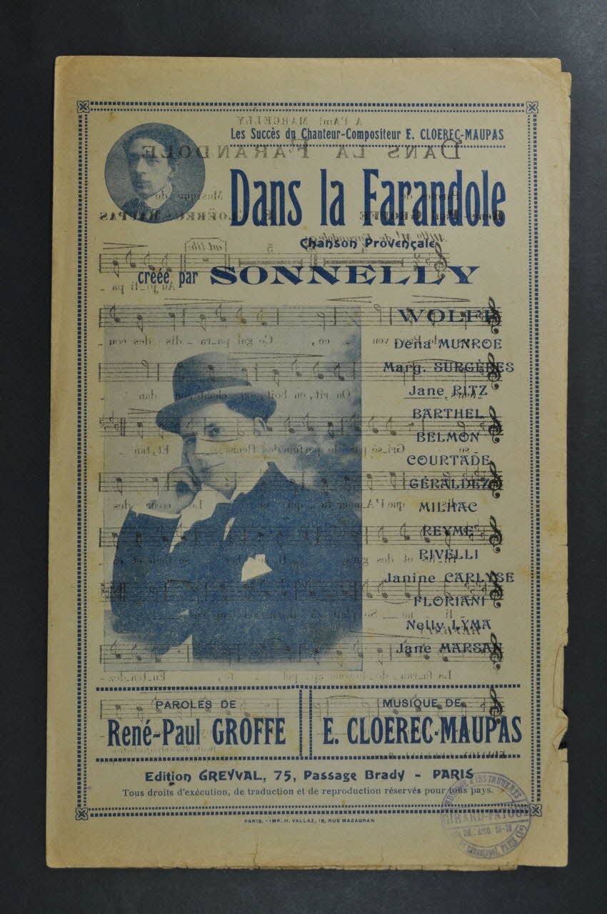 chanson petit format 1966.189.123 Photo Mucem