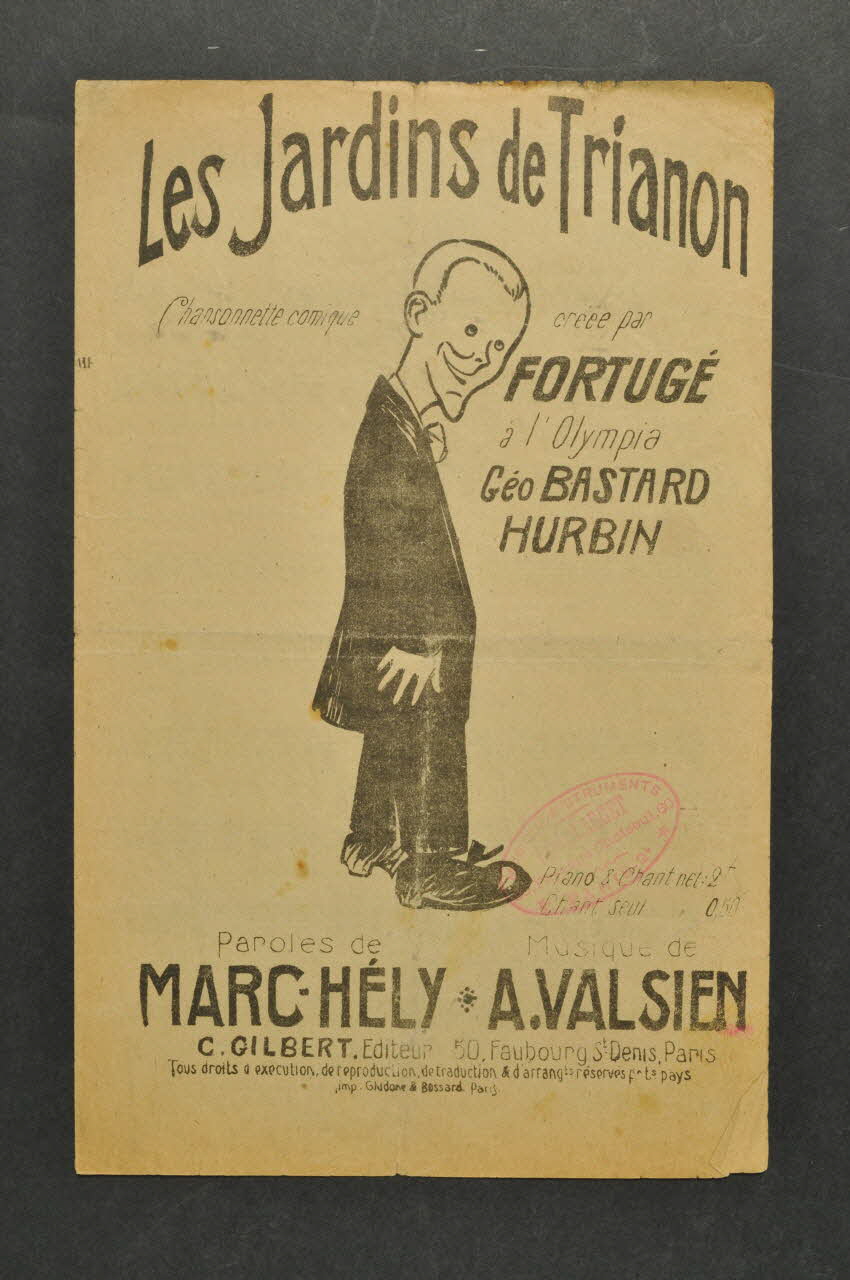 chanson petit format 1965.121.545 Photo Mucem