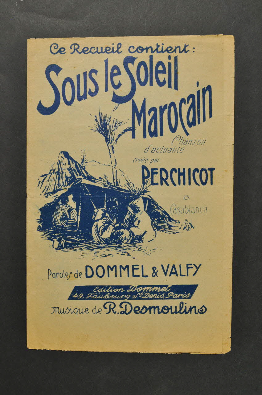 chanson petit format 1966.189.141 Photo Mucem