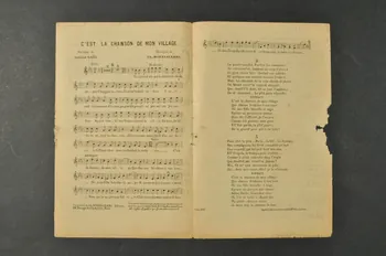 chanson petit format 1965.134.13 Photo Mucem