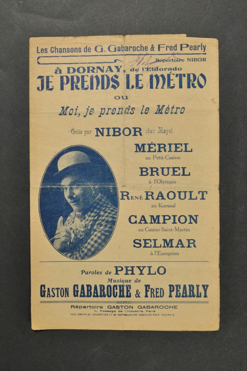 chanson petit format 1966.199.122 Photo Mucem