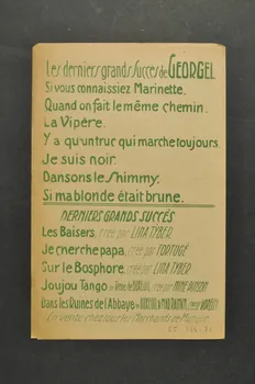 Eugène Gavel ; Jean Rodor ; Fortugé chanson petit format 1921 1965.134.71 Photo Mucem